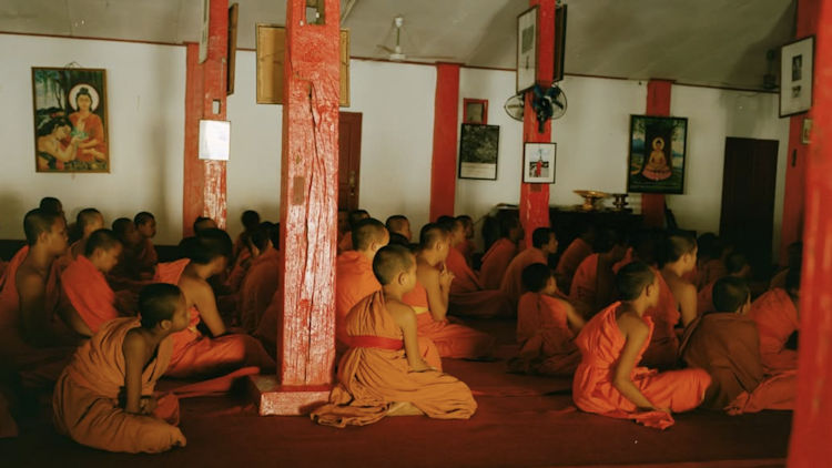 Laos monks